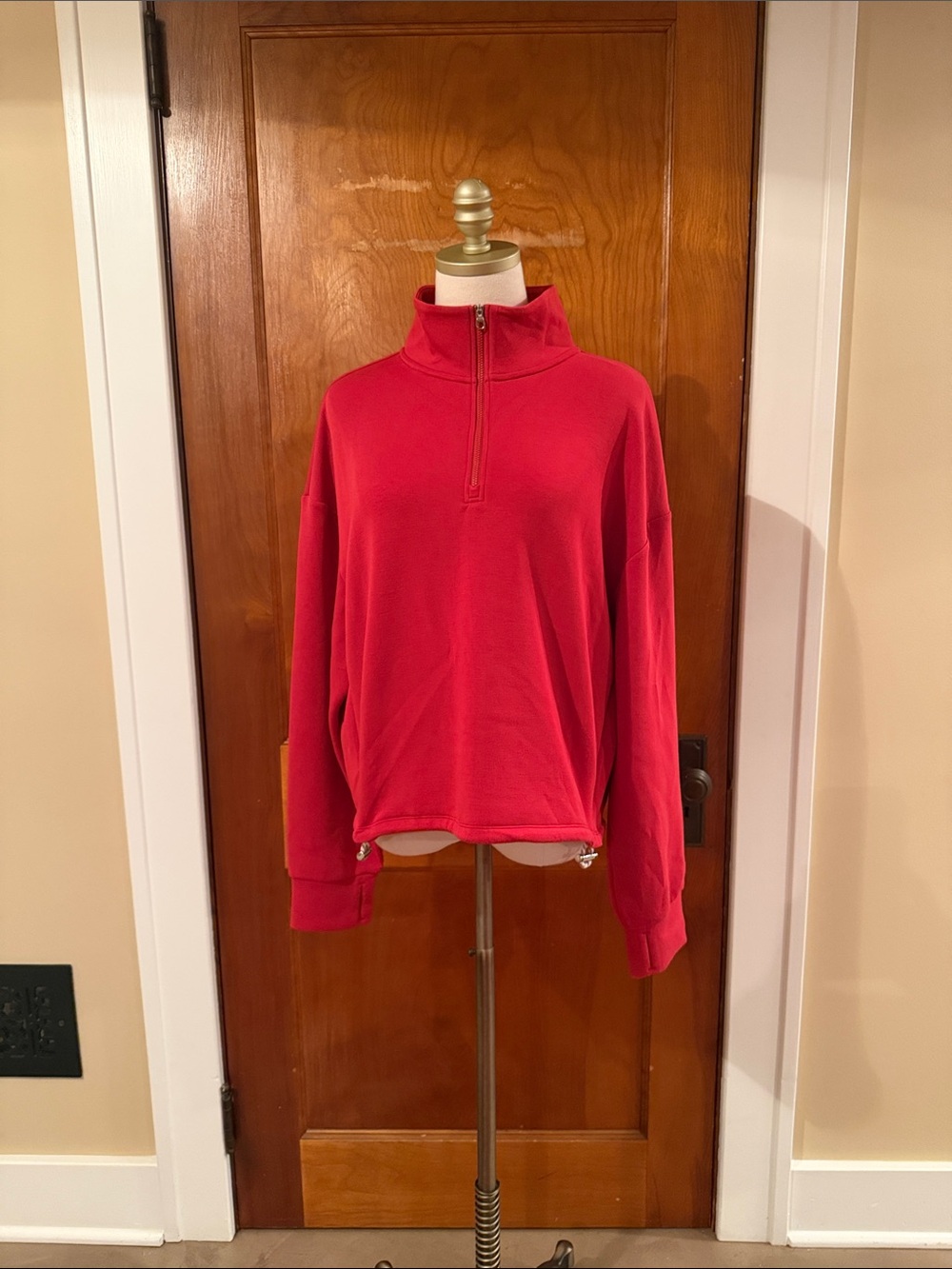 Women's Varley Half-Zip Pullover Sweatshirt - Red